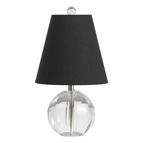 Goddard 16" Crystal Ball Orb Metal LED Table Lamp