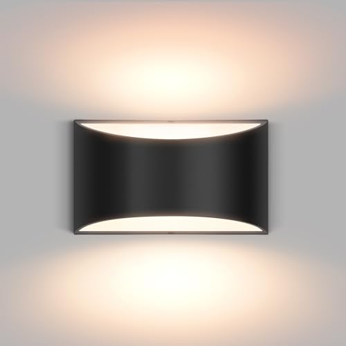 Black Modern LED Wall Sconce