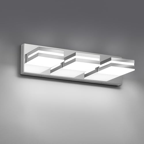 Modern LED Stainless Steel Chrome Acrylic Bathroom Lights Fixtures 3