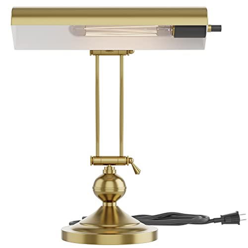 Classic Antique Retro Adjustable Leaning Piano Lamp Banker Desk Light