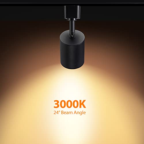 8 Light LED Track Lighting Kit with 6.6FT H Type Track Rail