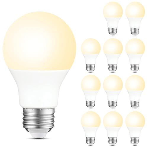 12 Pack A19 LED Light Bulbs Dimmable (12 Count)