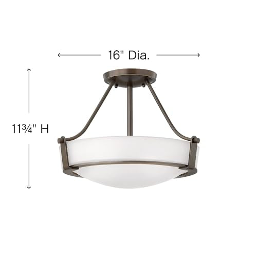 Hathaway Transitional Three Light Semi