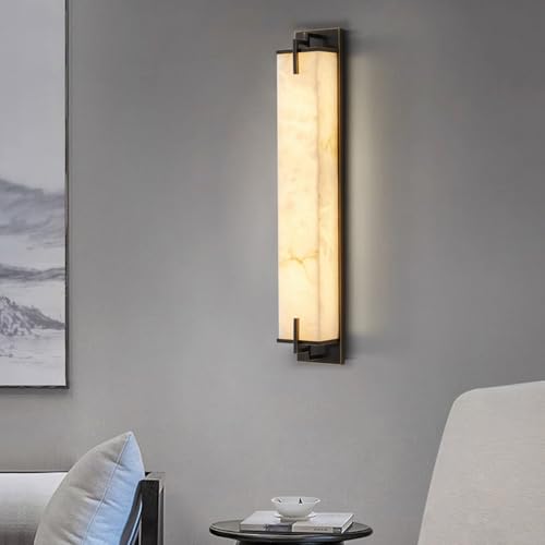 Modern Marble Wall Sconce Natural Alabaster Sconce