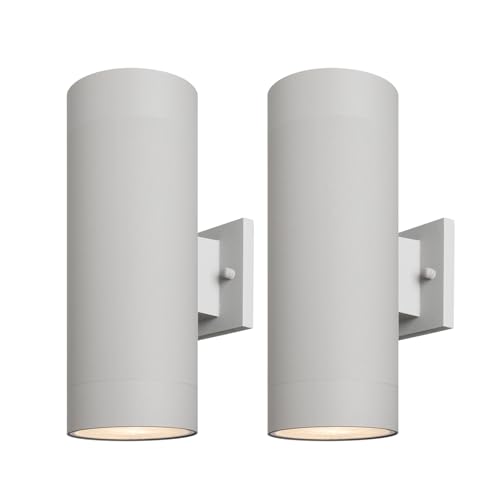 14" Modern Outdoor Porch Light in 2 Lights (2 Count)