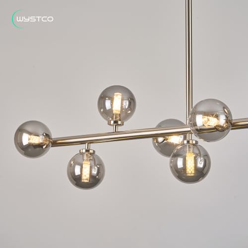 Mid Century Modern Globe Sputnik Chandelier