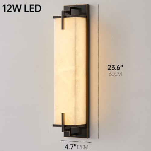 Modern Marble Wall Sconce Natural Alabaster Sconce