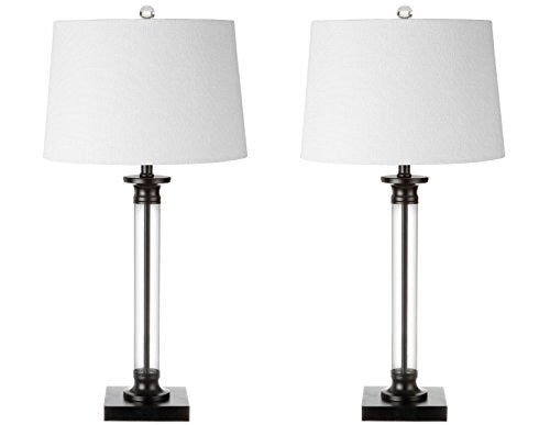 Mason 30" Glass and Metal Table Lamp