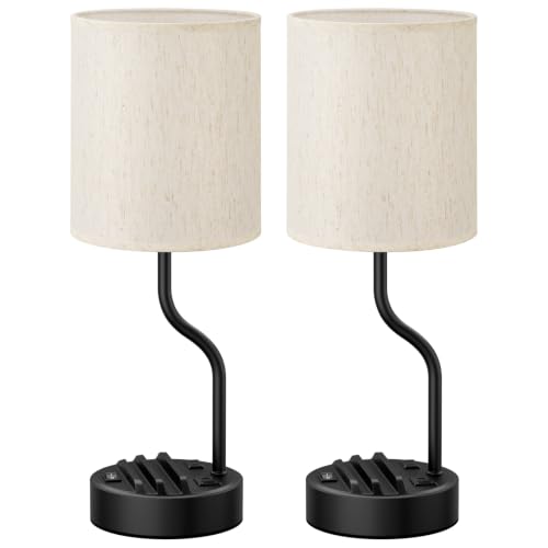 Bedside Lamps for Bedroom Set of 2 (2 Count)