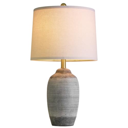 24.5" Vintage Ceramic Table Lamp with 5FT Cord