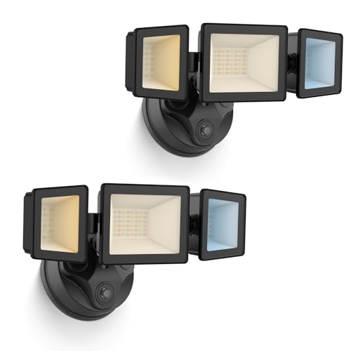 Dusk to Dawn Outdoor Lighting 40W 4000LM 3CCT 3000K (2 Count)