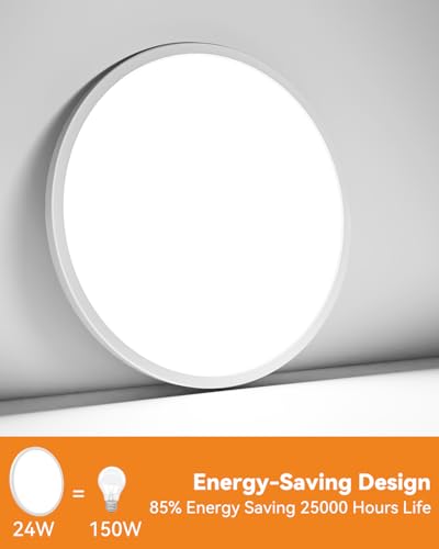 1Pack LED Flush Mount Ceiling Light Fixture