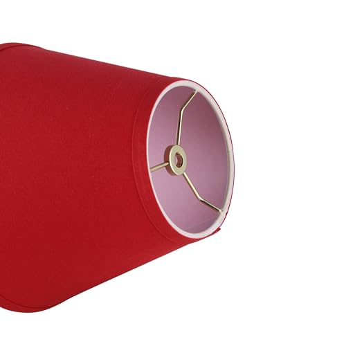 32431 Transitional Hardback Empire Shape Spider Construction Lamp Shade in Imperial Red