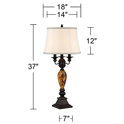 Mulholland 37" Bronze Brown Large Buffet Table Lamp Traditional