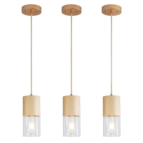 3 Pack Gold Pendant Light Fixtures (3 Count)