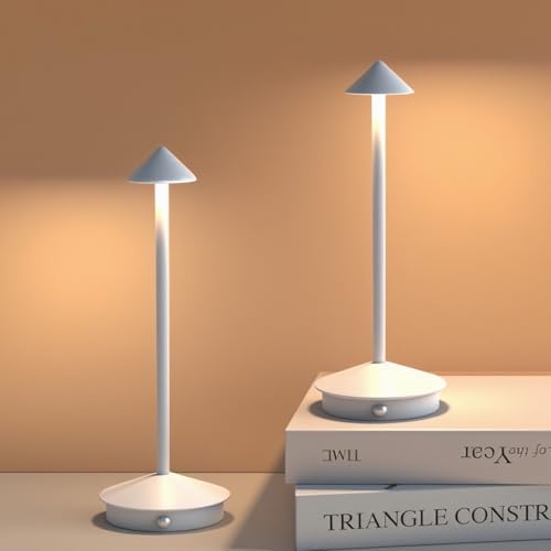 2 Pack LED Rechargeable Cordless Table Lamps