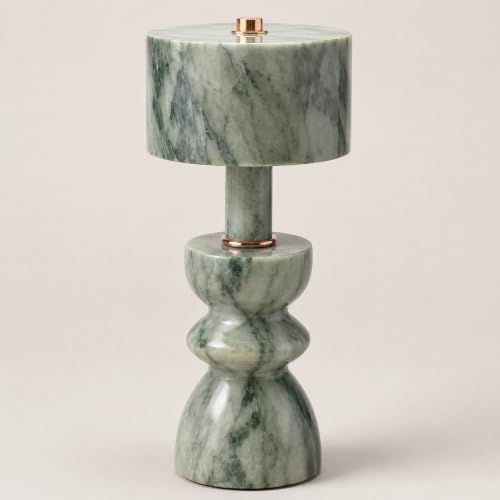 Green Marble Touch Lamp