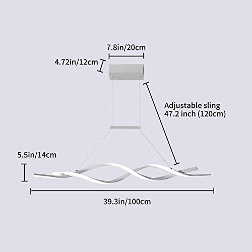 28W Dimmable LED Pendant Light