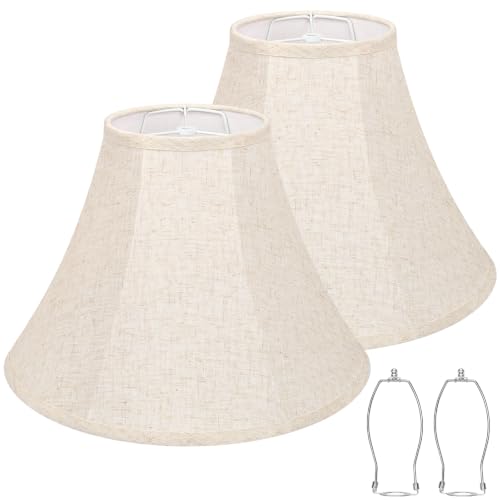 Large Bell Lamp Shades Set of 2 (2 Count)