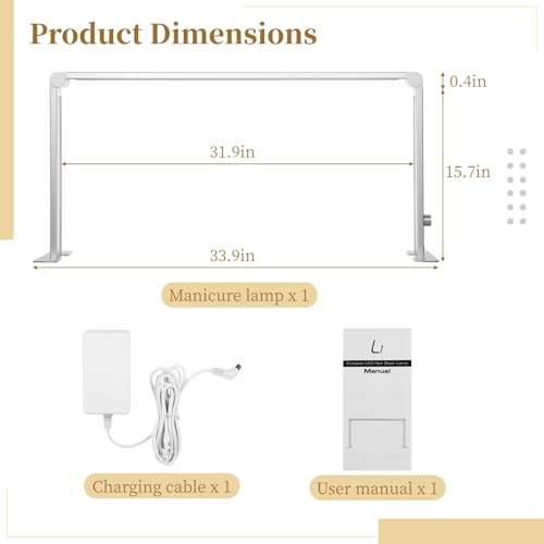 Nail Table Light Foldable