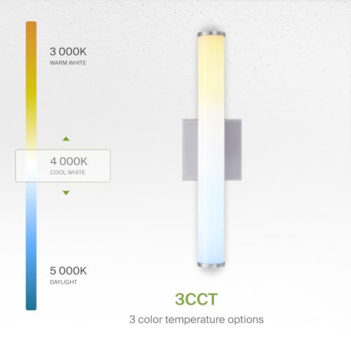 24" LED Linear Vanity Light Fixture (2 Count)
