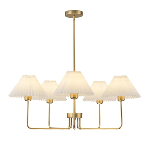 33.4” Gold Chandelier (5 Count)