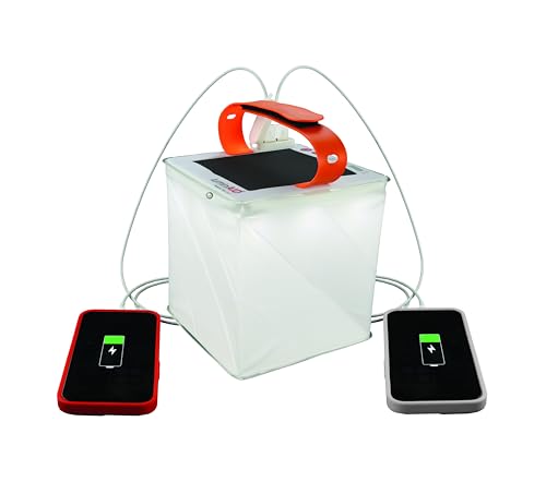 Survivor Inflatable Solar LED Camping Lantern & Dual Phone Charger