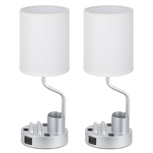 Bedside Lamps for Bedroom Set of 2 (2 Count)