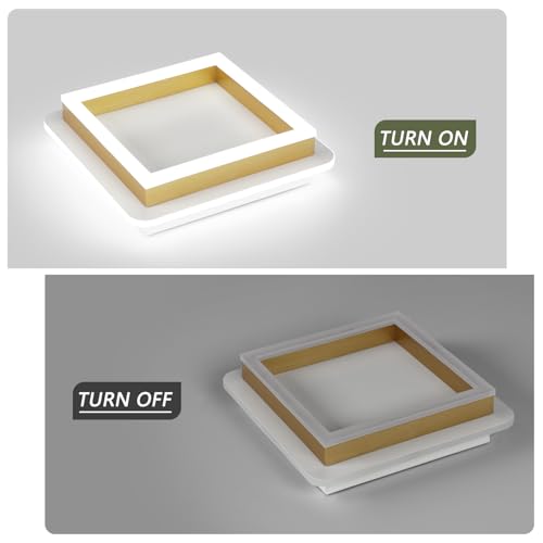 2 Packs 32W Square Flush Mount Ceiling Light