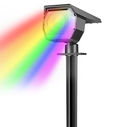 Solar Spot Lights Outdoor Color Changing