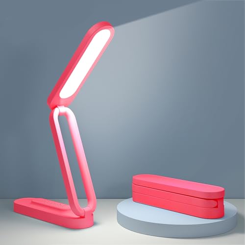 LED Desk Lamp for Office Home & Battery Operated Lamp Rechargeable Lamp Foldable & Portable Light