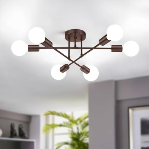 Modern Sputnik Chandelier Ceiling Light Fixture 6