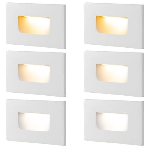 Outdoor Step Lights LED Stair Lights Indoor (6 Count)