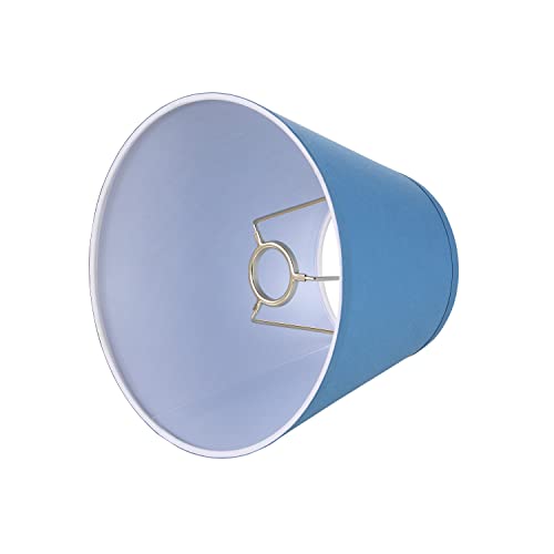 58914 Transitional Hardback Empire Shape UNO Construction Lamp Shade in Celadon Blue