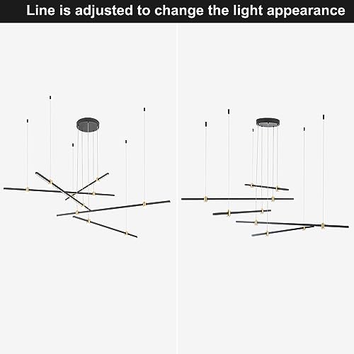 Black&Gold Modern Pendant Light