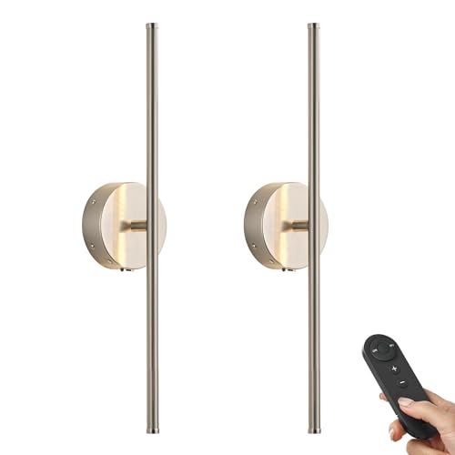 Battery Operated Wall Sconces Set of Two Wireless Wall Lights (2 Count)