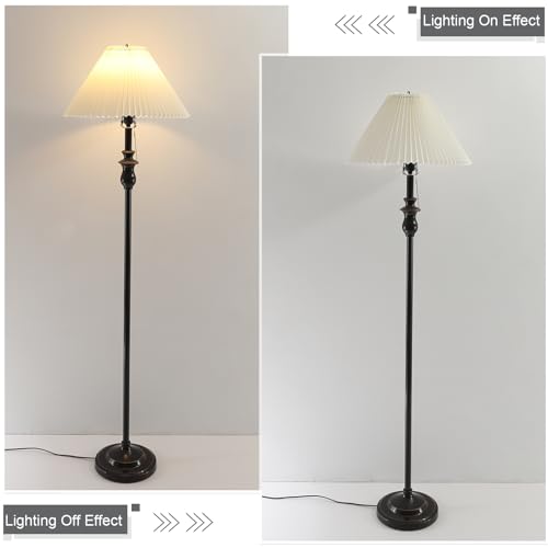 Large Pleated Lamp Shade for Arc