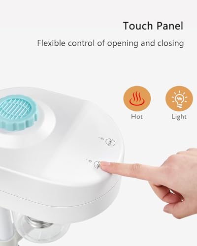 Professional Facial Steamer with 5X LED Magnifying Lamp 2 in 1