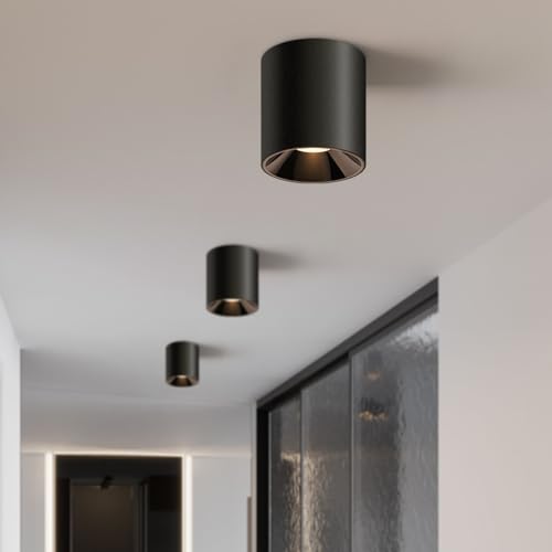 Modern LED Ceiling Light Fixture Flush Mount COB 20W 4000K Cylinder Ceiling Lights