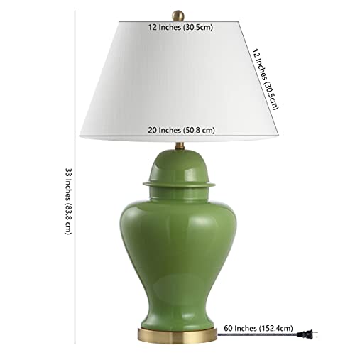 Sagwa 33" Modern Ceramic Ginger Jar Living Room Lamp