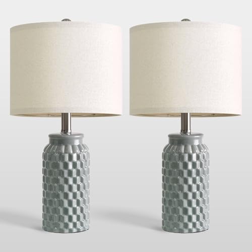 20.5" Ceramic Table Lamps Set of 2 (2 Count)