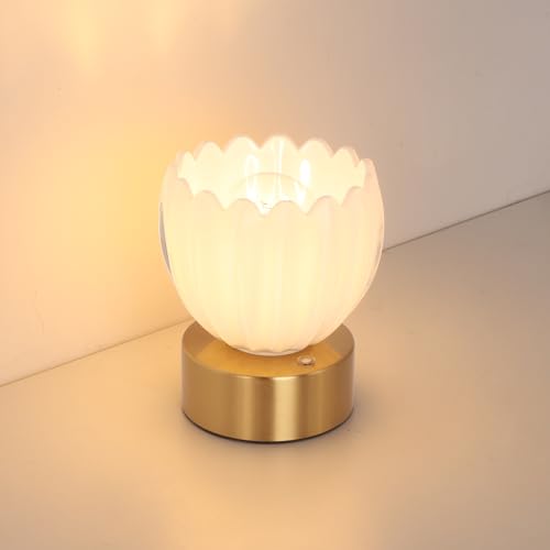 Cordless Small Table Lamp with 5200mAh Battery & Touch Control