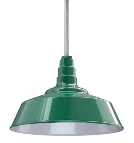 Industrial Pendant Light 20 Inch Extra Large Steel Warehouse Dome