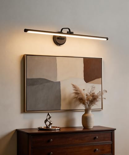 Hardwired Picture Light for Wall (Black / 39 inches)