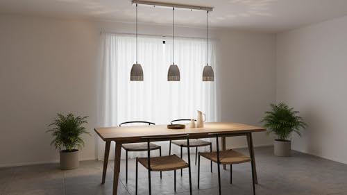 21065-10-1, Satin Nickel Shade for Lighting Fixture, Pendant Light, Size: 5" D x 6-3/8" H, Center Hole: 1-5/8"