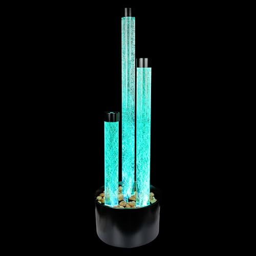 MLT166BK 54" 3 Tier Acrylic Bubble Fountain with Remote Control and 16