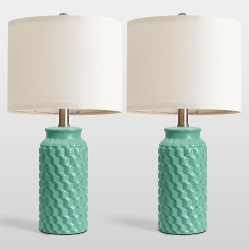 20.5" Ceramic Table Lamps Set of 2 (2 Count)