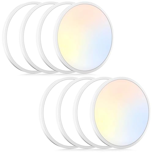 8Pack LED Flush Mount Ceiling Light Fixture