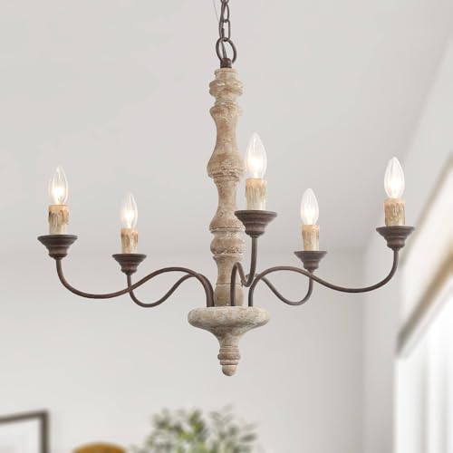 5 Light Farmhouse French Country Chandelier