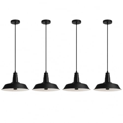 4 Pack Farmhouse Pendant Lights (4 Count)